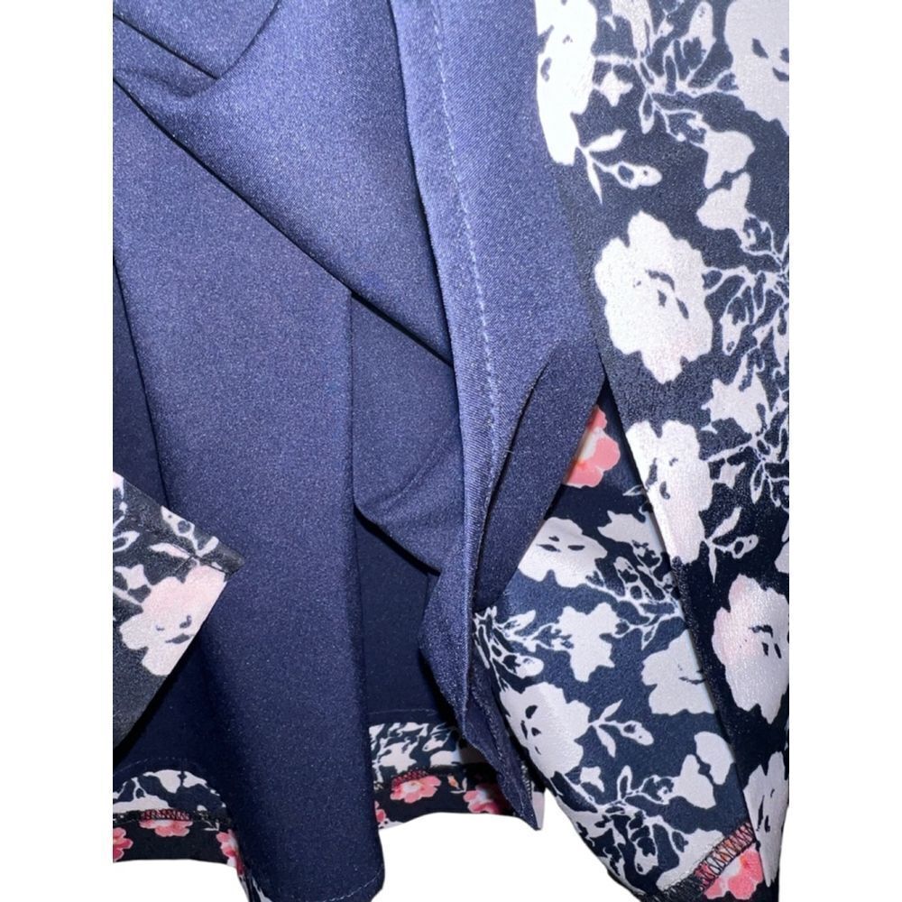 Women's Eliza J Floral Dress Size 10 Blue Pink - Picture 3 of 7